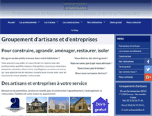 Tablet Screenshot of groupement-entreprises.com